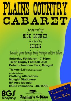 Plains Country Cabaret - March 2011